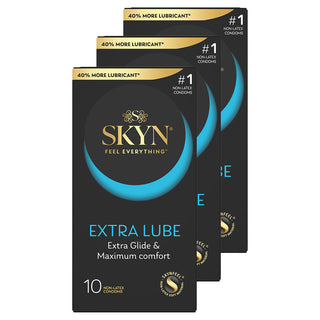 Skyn Extra Lubricated Non-Latex Condoms (30 Pack)