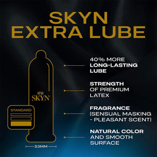 Skyn Extra Lubricated Non-Latex Condoms (Info 1)