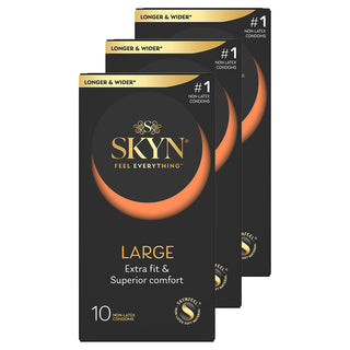 Skyn Large Non-Latex Condoms (30 Pack)