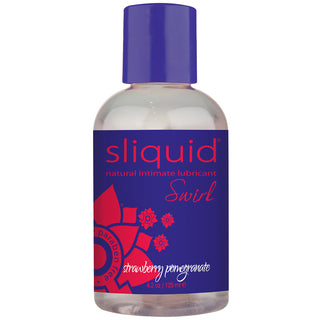 Sliquid Natural Intimate Lubricant Swirl Strawberry Pomegranate (125ml)