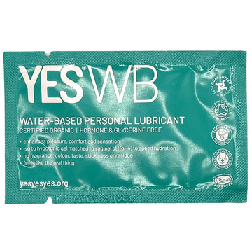 YES WB Water-Based Lubricant Sachet (7ml)