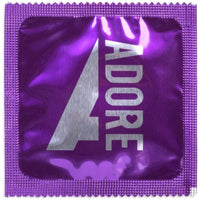 Adore Ribbed Pleasures Condoms (Foil Shot)