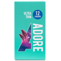 Adore Ultra Thin Condoms (12 Pack)