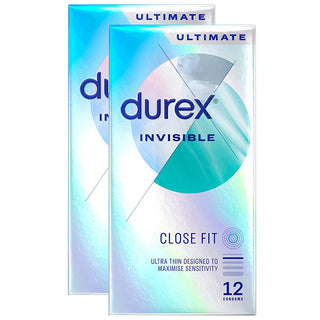 Durex Invisible Extra Sensitive Condoms (2x 12 Pack)