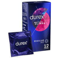 Durex Mutual Climax Condoms (12 Pack) Packaging with Foil