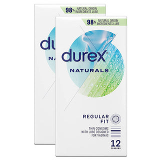 Durex Naturals Condoms (2x 12 Pack)