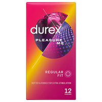 Durex Pleasure Me Ribbed & Dotted Condoms (12 Pack)