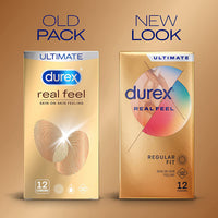 Durex Real Feel Condoms (Info 1 - old pack versus new look)