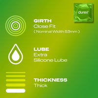 Durex Surprise Me Variety Pack (40 Pack) - Info 6, girth, lube and thickness - Tickle Me