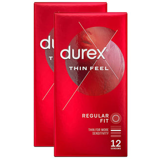 Durex Thin Feel Condoms (2x 12 Pack)