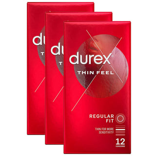 Durex Thin Feel Condoms (3x 12 Pack)