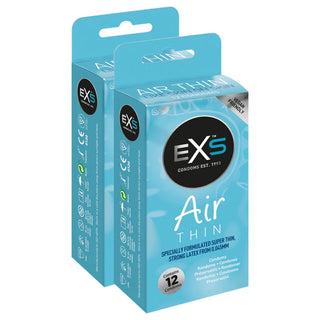 EXS Air Thin Condoms (2x 12 Pack)