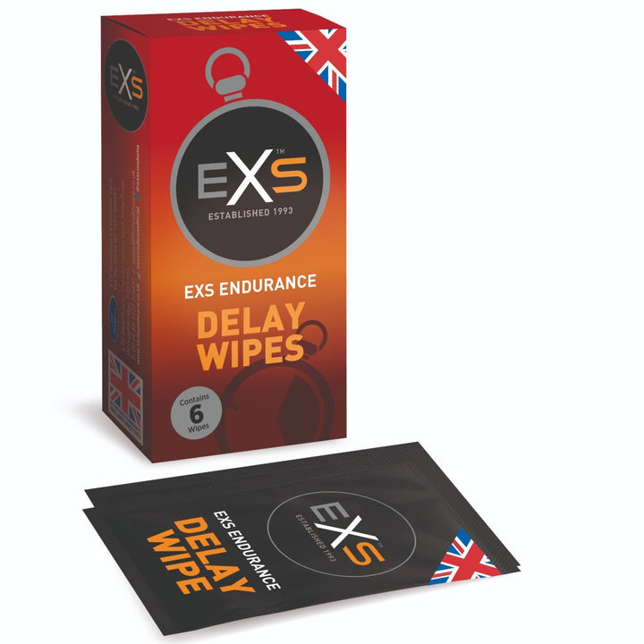 EXS Endurance Delay Wipes 6 Pack Condoms