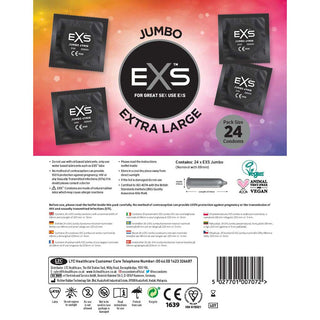 EXS Jumbo Condoms (24 Pack)