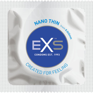 EXS Nano Thin Condoms (12 Pack) Foil