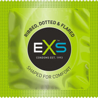 EXS Ribbed and Dotted Condoms (Foil)