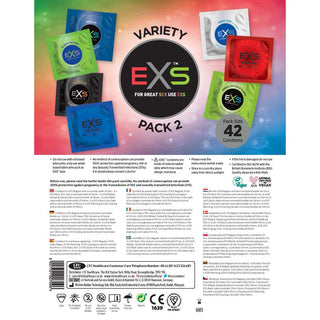 EXS Variety Pack Condoms (42 Pack) - Variety Pack 2