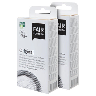 Fair Squared Original Condoms (2x 10 Pack)