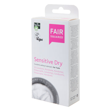 Fair Squared Sensitive Dry Condoms (10 Pack)