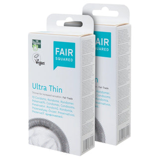 Fair Squared Ultra Thin Condoms (2x 10 Pack)