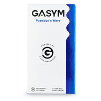 GASYM Poseidon's Wave Premium Latex Condoms (12 Pack)
