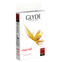 Glyde Maxi Red Condoms (10 Pack)