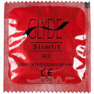 Glyde Slim Fit Red Condoms (Foil)