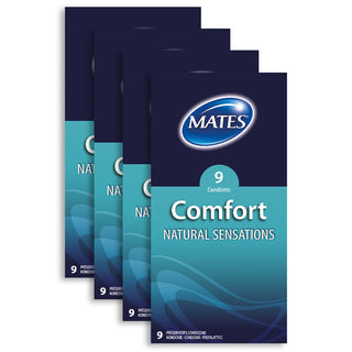 Mates Comfort Condoms (4x9 Pack)