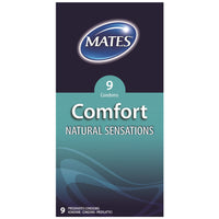 Mates Comfort Condoms (9 Pack)