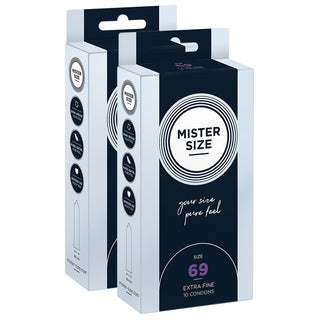 MISTER SIZE 69mm Condoms (2x 10 Pack)