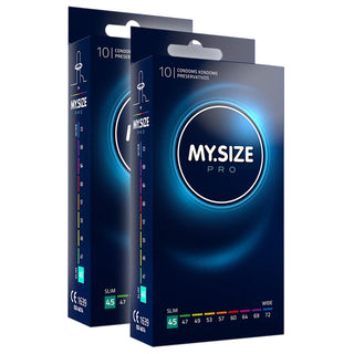 MY.SIZE Pro 45mm Condoms (2x 10 Pack)