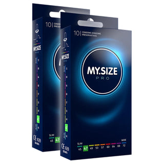 MY.SIZE Pro 47mm Condoms (2x 10 Pack)