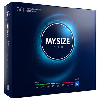 MY.SIZE Pro 72mm Condoms (36 Pack)