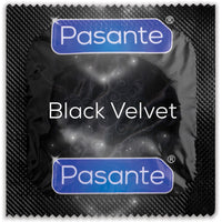 Pasante Black Velvet Condoms (Foil)