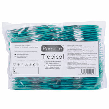 Pasante Tropical Condoms (144 Pack)