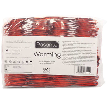 Pasante Warming Condoms (144 Pack)