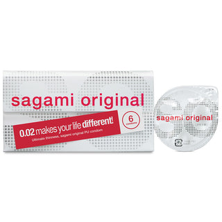 Sagami Original 0.02 Condoms (6 Pack)