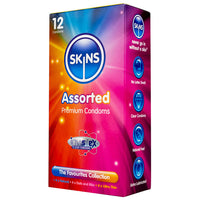 Skins Assorted Condoms (12 Pack) - Angled Packaging 2