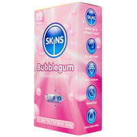 Skins Bubblegum Condoms (12 Pack) - Angled Packaging 2
