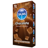 Skins Chocolate Condoms (12 Pack) - Angled Packaging 1