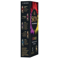 Skyn 5 Senses Condoms (5 Pack) - Side of Packaging 1