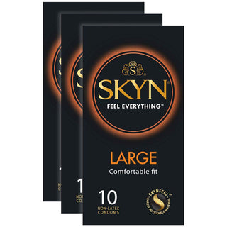 Skyn Large Non-Latex Condoms (3x 10 Pack)