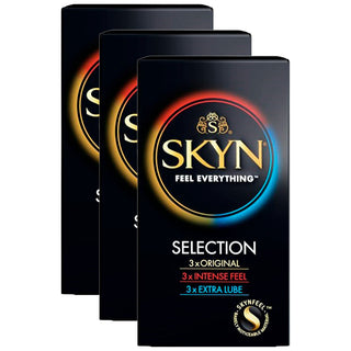 Skyn Selection Non-Latex Condoms (3x9 Pack)