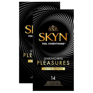 Skyn Unknown Pleasures Non-Latex Condoms (2x 14 Pack)