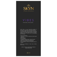 Skyn Vibes Personal Massager (Back of Packaging)