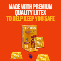 Trojan Ecstasy Ultra Ribbed Condoms (Info 4)