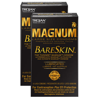 Trojan Magnum BareSkin Condoms (2x 10 Pack)