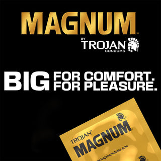 Trojan Magnum Ribbed Condoms (Info 2)