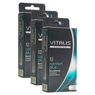 Vitalis Comfort Plus Condoms (3x 12 Pack)