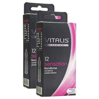 Vitalis Sensation Condoms (2x 12 Pack)